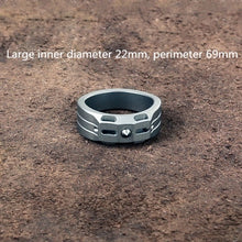 Load image into Gallery viewer, Titanium alloy ring self-defense ring multi-function EDC defense defense broken window self-defense tools