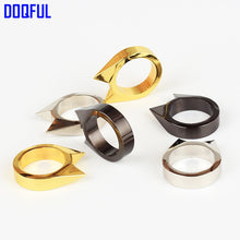 Load image into Gallery viewer, Wholesale Survival Emergency Finger Ring 150pcs/lot Outdoor Safety Protection Female Woman Self Defense Stainless Steel Breaker