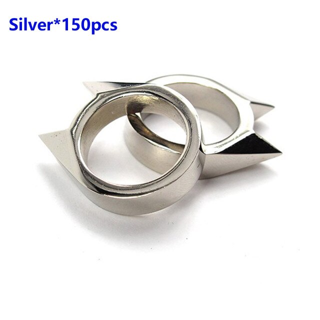 Wholesale Survival Emergency Finger Ring 150pcs/lot Outdoor Safety Protection Female Woman Self Defense Stainless Steel Breaker