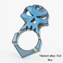 Load image into Gallery viewer, Titanium Alloy Stainless Steel Skull Self-defense Ring Self-protection For Men And Women Cool Jewelry Emergency Broken Window